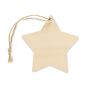 Christmas ornament star, wood