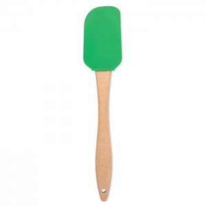 Christmas silicone spatula, Green (Plastic kitchen equipments)