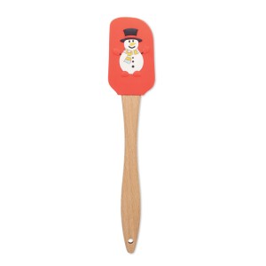 Christmas silicone spatula, Red (Plastic kitchen equipments)