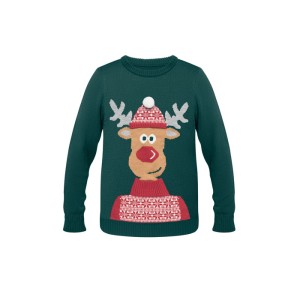 Christmas sweater S/M, Green (Pullovers)