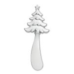 Christmas tree cheese knife, Matt Silver (CX1536-16)