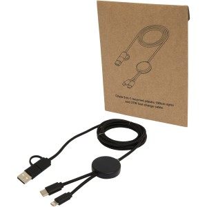 Citala 5-in-1 recycled plastic 150 cm data sync and 27W fast (Eletronics cables, adapters)