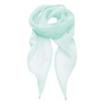 'COLOURS COLLECTION' PLAIN CHIFFON SCARF, Aqua, U (PR740AQ-U)