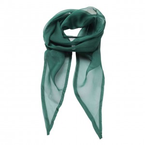 'COLOURS COLLECTION' PLAIN CHIFFON SCARF, Bottle (Scarf)