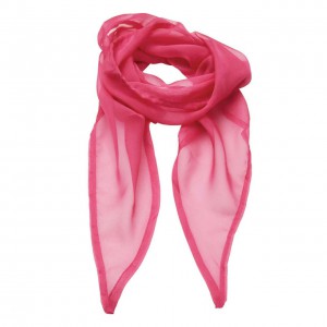 'COLOURS COLLECTION' PLAIN CHIFFON SCARF, Fuchsia (Scarf)