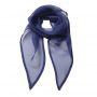 'COLOURS COLLECTION' PLAIN CHIFFON SCARF, Marine Blue