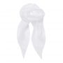 'COLOURS COLLECTION' PLAIN CHIFFON SCARF, White