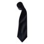 'COLOURS COLLECTION' SATIN TIE, Black