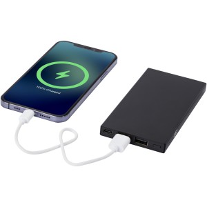 Connect 5000 mAh RCS recycled aluminium power bank, Solid bl (Powerbanks)