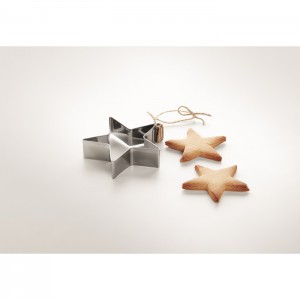 Cookie cutter ornamental set, Matt Silver (Metal kitchen equipments)