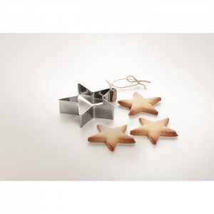 Cookie cutter ornamental set, Matt Silver (Metal kitchen equipments)