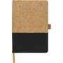 Cork and cotton notebook Trevor, black