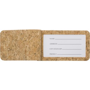 Cork luggage tag Makai, brown (Travel items)