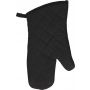 Cotton oven mittens Elsie, black