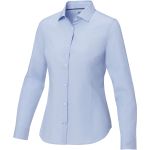 Cuprite long sleeve women's  organic shirt, Light blue (3752550)
