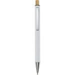 Cyrus recycled aluminium ballpoint pen, White (10787401)