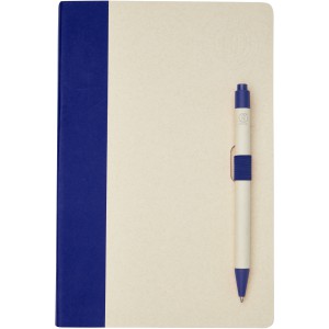 Dairy Dream A5 size reference notebook and ballpoint pen set, Blue (Notebooks)