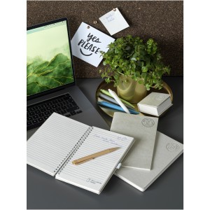 Dairy Dream A5 size reference spineless notebook, Off white (Notebooks)