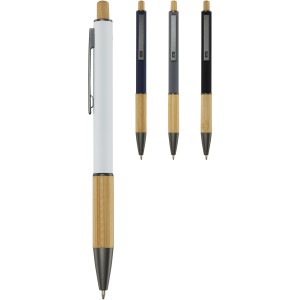 Darius recycled aluminium ballpoint pen, Navy (Metallic pen)