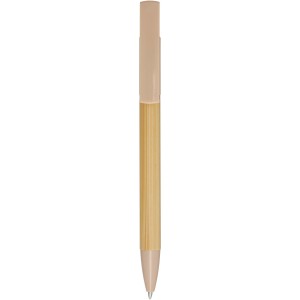 Delfina phone holder pen, Oatmeal (Wooden, bamboo, carton pen)