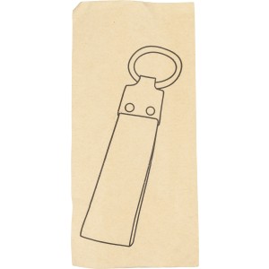 Denim keychain Enzi, blue (Keychains)