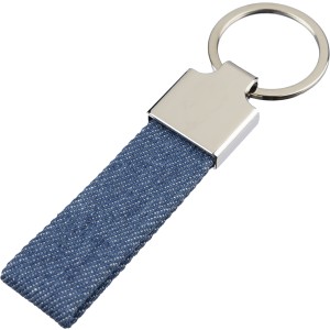 Denim keychain Enzi, blue (Keychains)