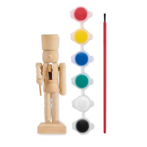 Nutcracker painting set, Wood