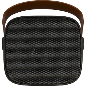 Diya 3W wireless recycled plastic speaker, Solid black (Speakers, radios)