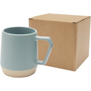 Dolce 300 ml ceramic mug with matt finish, Reef blue (Mugs)