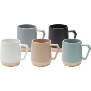 Dolce 300 ml ceramic mug with matt finish, White (Mugs)