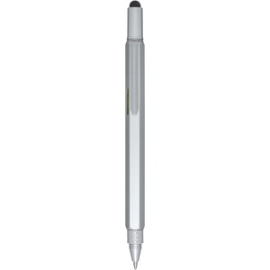 Dora recycled aluminium multifunctional pen, Silver (Metallic pen)