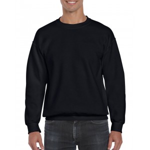 DRYBLEND(r) ADULT CREWNECK SWEATSHIRT, Black (Pullovers)