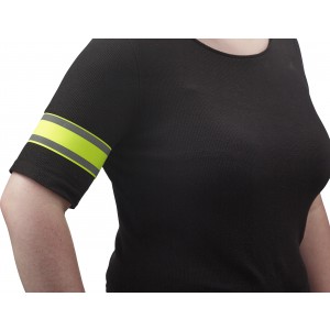 Elastane arm band Danilo, yellow (Sports equipment)