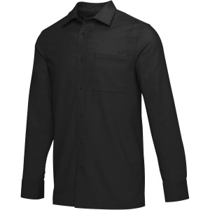 Alum corduroy unisex shirt, Black