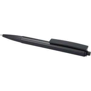 Elsa recycled plastic ballpoint pen, Solid black (Plastic pen)