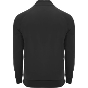 Epiro long sleeve kids quarter zip sweatshirt, Solid black (Pullovers)