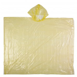 PE poncho Pablo, yellow
