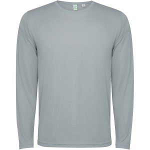 Estoril long sleeve unisex t-shirt, Grey (T-shirt, mixed fiber, synthetic)