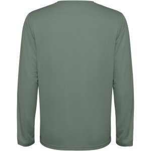 Estoril long sleeve unisex t-shirt, Laurel green (T-shirt, mixed fiber, synthetic)