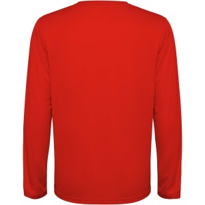 Estoril long sleeve unisex t-shirt, Red (T-shirt, mixed fiber, synthetic)