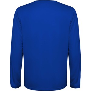 Estoril long sleeve unisex t-shirt, Royal blue (T-shirt, mixed fiber, synthetic)