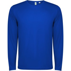 Estoril long sleeve unisex t-shirt, Royal blue (T-shirt, mixed fiber, synthetic)