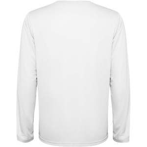 Estoril long sleeve unisex t-shirt, White (T-shirt, mixed fiber, synthetic)