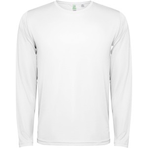 Estoril long sleeve unisex t-shirt, White (T-shirt, mixed fiber, synthetic)