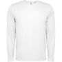Estoril long sleeve unisex t-shirt, White