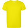 Estoril short sleeve kids t-shirt, Fluor Yellow