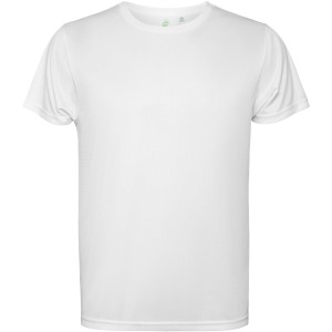 Estoril short sleeve kids t-shirt, White (T-shirt, mixed fiber, synthetic)
