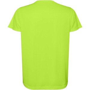 Estoril short sleeve men's t-shirt, Fluor Green (T-shirt, mixed fiber, synthetic)