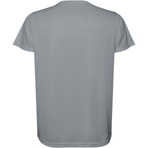 Estoril short sleeve men's t-shirt, Grey (T-shirt, mixed fiber, synthetic)