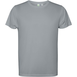 Estoril short sleeve men's t-shirt, Grey (T-shirt, mixed fiber, synthetic)